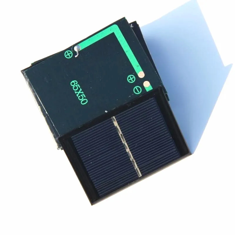 128MA 3,5 V солнечная ячейка поликристаллическая солнечная панель модуль DIY панель солнечной батареи образование 65*50 мм 500 шт./лот