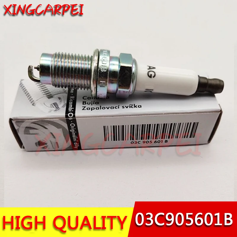 4pcs 03C905601B Platinum Spark Plug For A1 A3 Golf Tiguan Seat Skoda 03C905601A 101905626 SKJ20CR-A8 Auto Part | Автомобили и