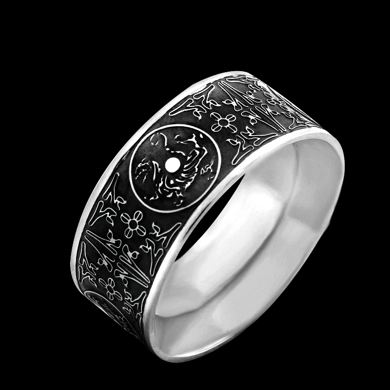 KLDY Ретро стиль кольцо для мужчин байкер Викинг нержавеющая сталь мужское