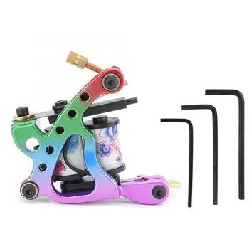 

Professional Wrap Coil Tattoo Machine Handmade Tattoo Gun Shader Liner Body Art Microblading Permanent Make Up Tattoo Tool 1