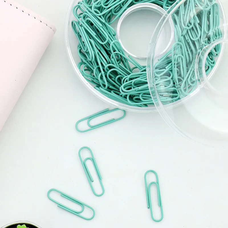 

Clip Donuts Color Anti-slip Clip Paper Clip Metal 150 Office Learning Supplies