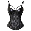 Steampunk Women Corset Gothic  Body Bustier Burlesque Dress Tummy Slimming Top Shapers Steel Boned Black Sexy Plus Size S M -6XL ► Photo 3/6
