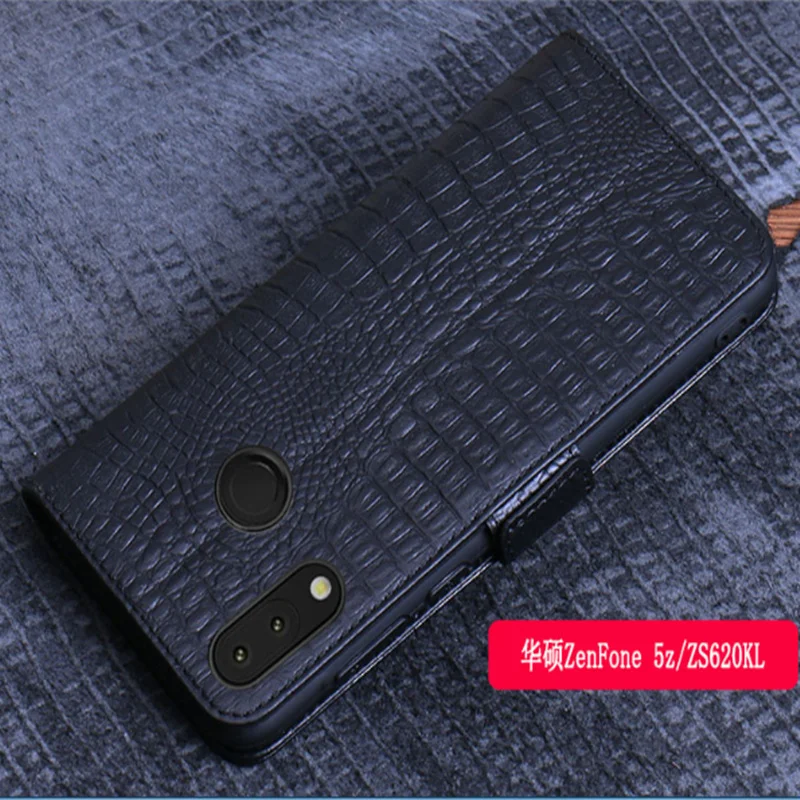 Чехол-портмоне из натуральной кожи для телефона Asus Zenfone 5Z ZS620KL/Zenfone 5 ZE620KL флип-бумажник чехол для телефона, Capa