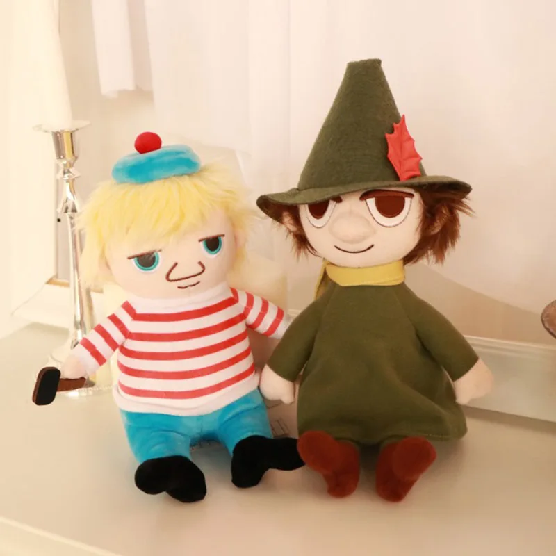 Подлинное разрешение Муми-троллей Высокое качество 27 см сидя положение Snufkin плюшевые куклы короткие плюшевые игрушки на день рождения Рождественский подарок