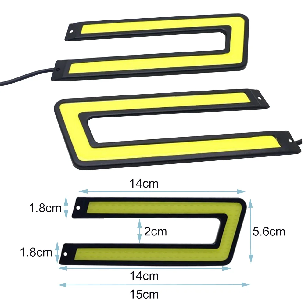 Дневной ходовой светильник DRL автомобильная светодиодная передняя