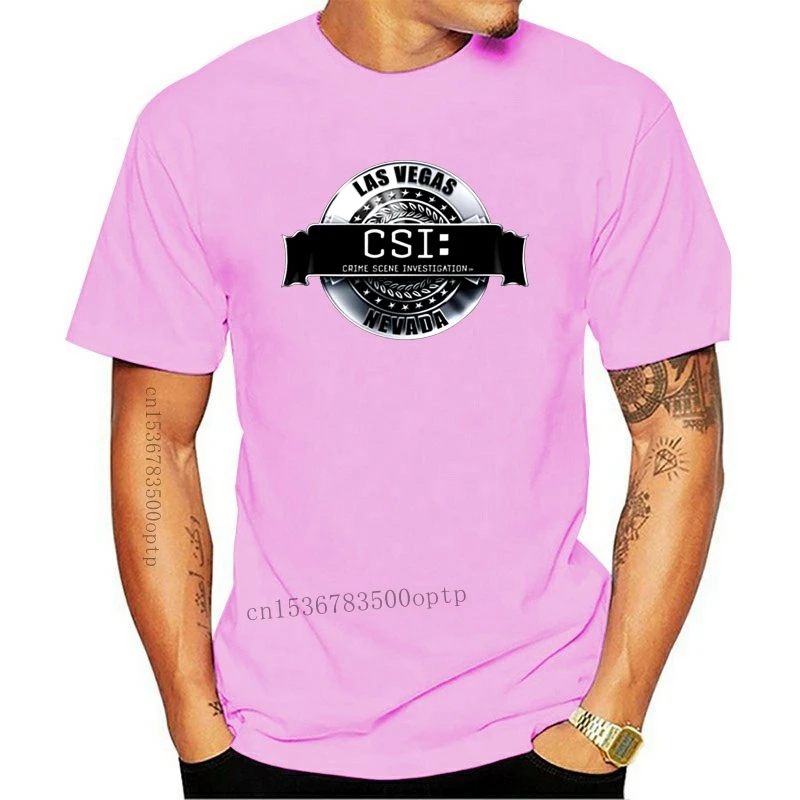 Csi – t-shirt pour adulte avec Logo rendu, sous licence