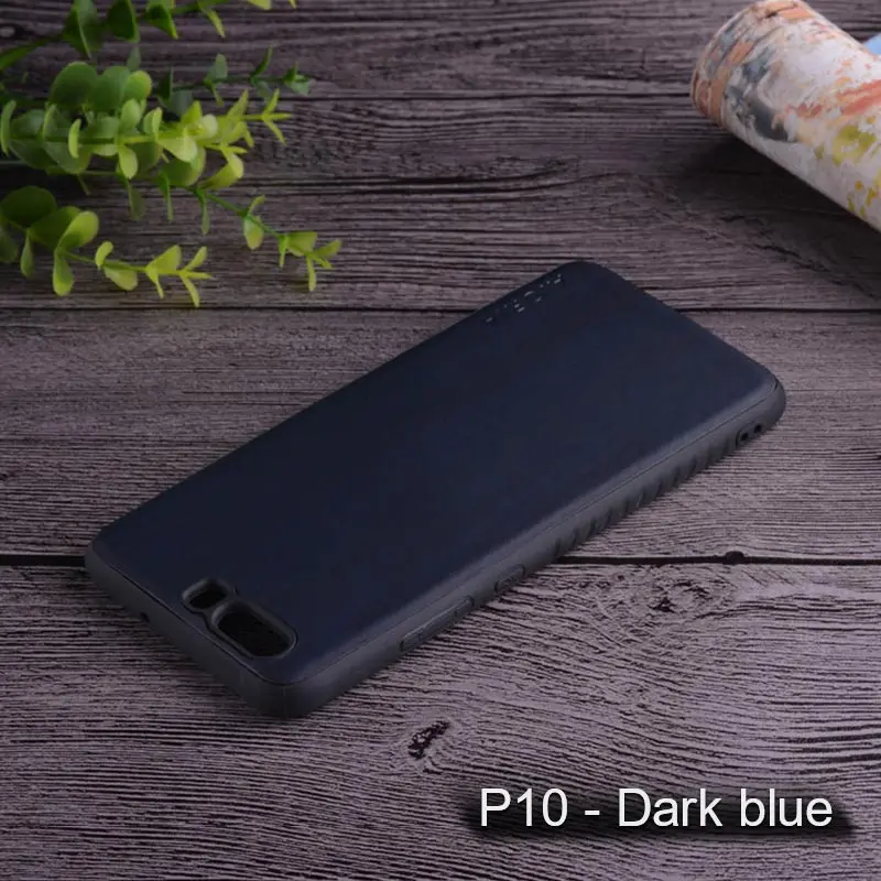 Dark blue Чехол с деревянным дизайном для huawei P10 Lite, мягкий ТПУ силикон и дерево, ПУ кожа, кожа, чехлы для huawei P10 Lite - Цвет: Dark blue
