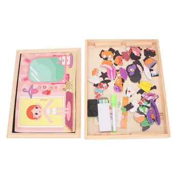 

1 Set of Puzzle Game Toy Wooden Kids Puzzle Baby Early Educational Toys for Learning