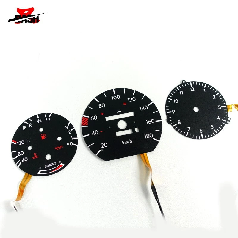 DASH A I N новый EL светящийся манометр для W124 180 км большие часы экономичная черная