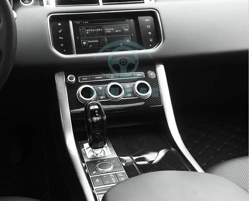Для Land Rover Range Rover Sport- углеродное волокно Авто Внутренняя Крышка Кондиционера