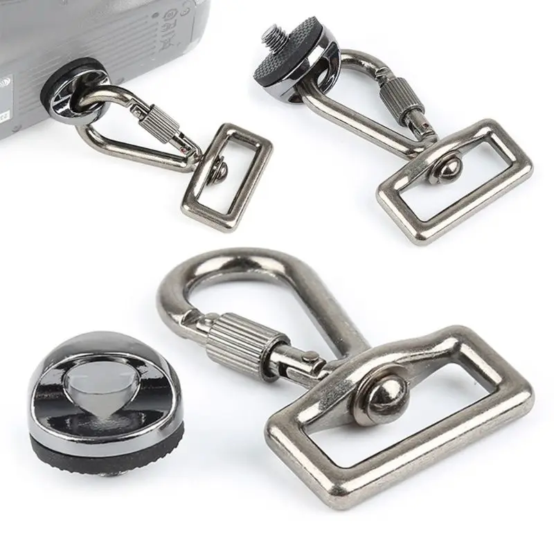 

DSLR SLR Camera 1/4" Screw Connecting Adapter Connecting Hook For Camera Shoulder Sling Neck Strap Belt Bag Case