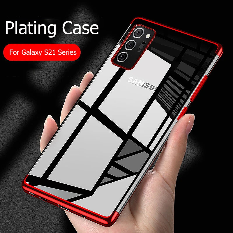 For Samsung Galaxy S21 Plus Case Luxury Plating Soft Phone Case Cover For Samsung Galaxy S21 Plus Ultra S Note Phone Case Phone Case Covers Aliexpress