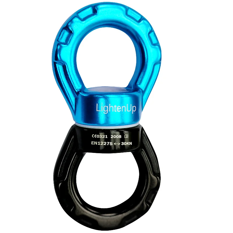 Premium Yoga Accessories: 30KN Rotational Hammock Swivel & Swing Spinner