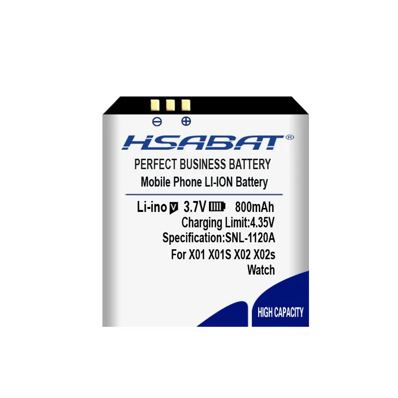 Аккумулятор HSABAT 800mAh для смарт-часов X01 X01S X86