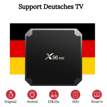 

Europe IPTV Germany Dutch Greek Sweden Portugal Spain Turkey M3u X96Q Android 10 TV Box Android 10 2G 16G Quad Core 4K 2.4G Wifi