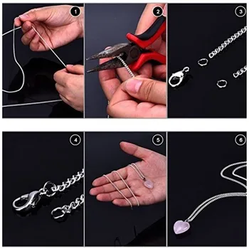 

New European and American Necklace Body Chain Handmade Accessories Material Package Set with Tools Diy Jewelry Accessories