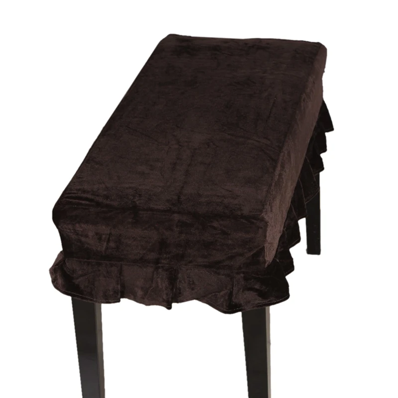 HLZS-Универсальный стул для фортепиано, Чехол для стула, украшенный макраме 55*35 см, для пианино, Одноместный стул, кофе