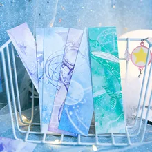 30 шт./кор. милые космические книги Kawaii Cat Book marks Новинка бумажные