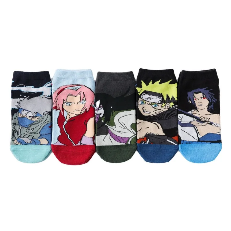 Chaussettes Demon Slayer (Anime) - Coton 70% - Unisexe Taille Unique - Motifs Mignons - Pour Cosplay Et Cadeau