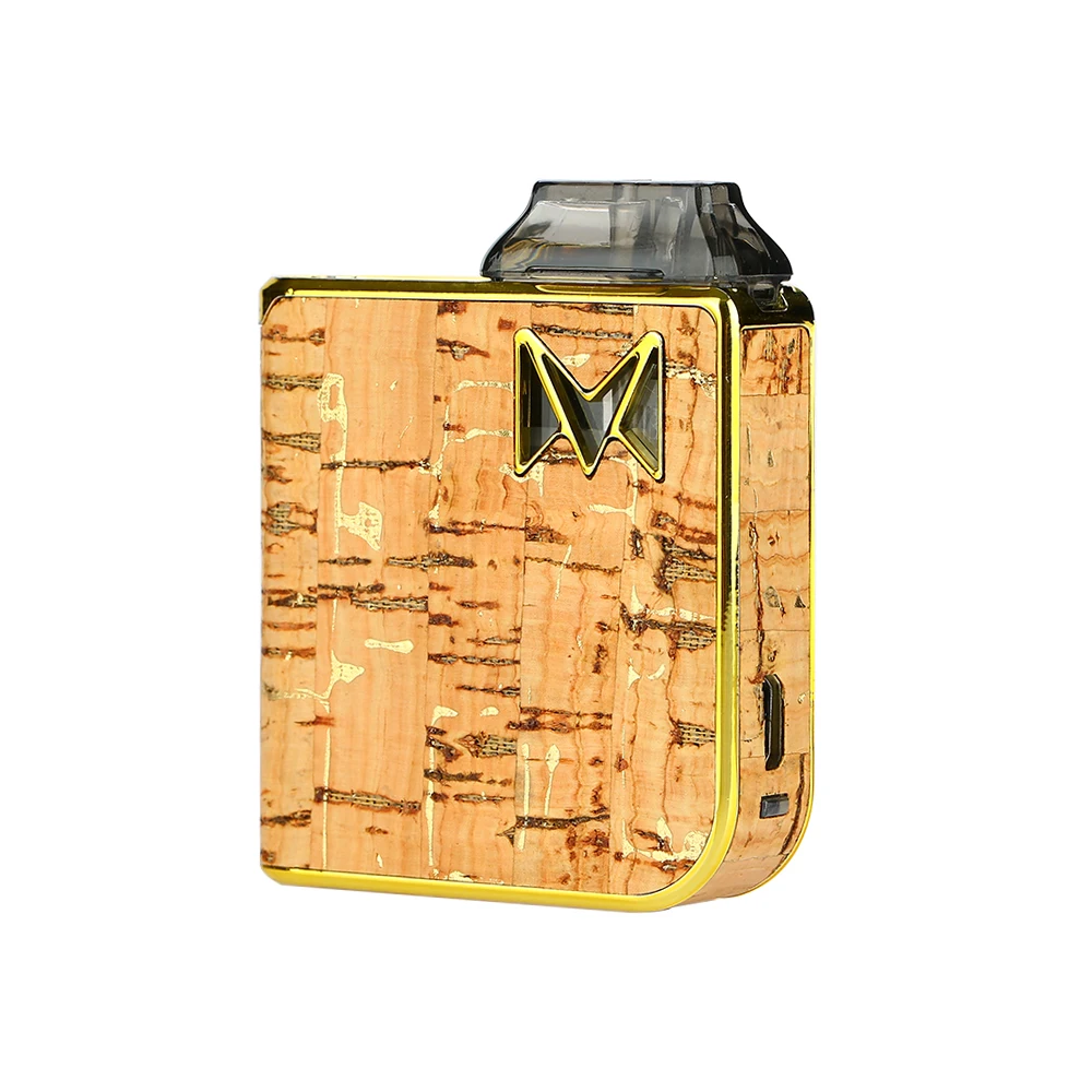 Mi Pod Vape комплект с аккумулятором 950 мАч и картриджем 2 мл и масляным и воздушным разделением Pod system Kit vs Drag nano/Vinci Kit - Цвет: Gold Cork