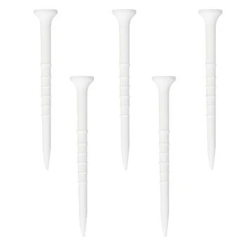 

5 Pieces Golf Tee Plastic Golf Practice Training Aids Accessories Golf Accessories Training Aids Cushion Top Golf Tee
