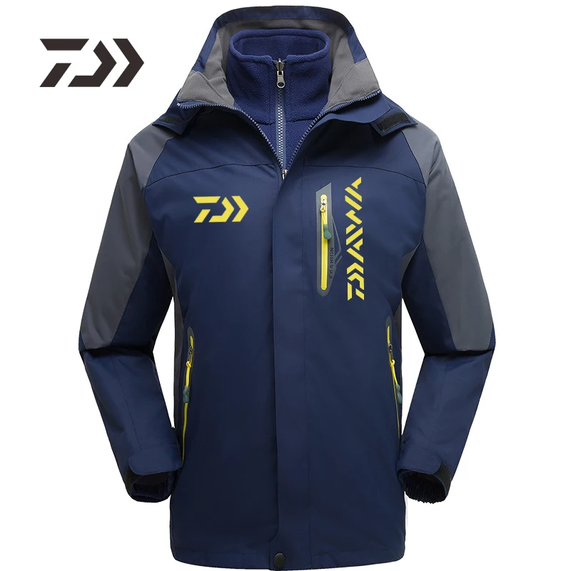 Daiwa одежда для рыбалки Зима Осень Спортивная одежда для рыбалки на открытом воздухе кемпинг скалолазание ветронепроницаемые водонепроницаемые теплые куртки для рыбалки