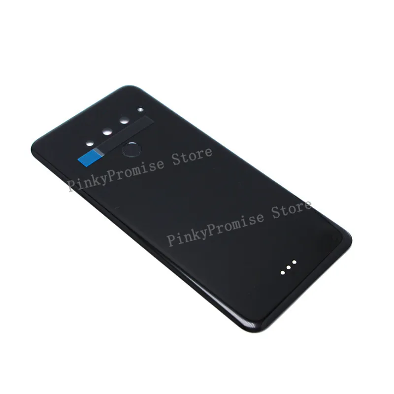 Чехол со стеклянным корпусом для LG V50 ThinQ 5G задняя крышка для батареи задняя Дверная панель запасная часть LM-V500 LM-V450PM