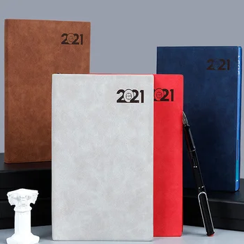 

2021 Fashion Agenda January To December 2021, English Thick Notebook A5 Learning Plan Efficiency Diary Can Be Customized
