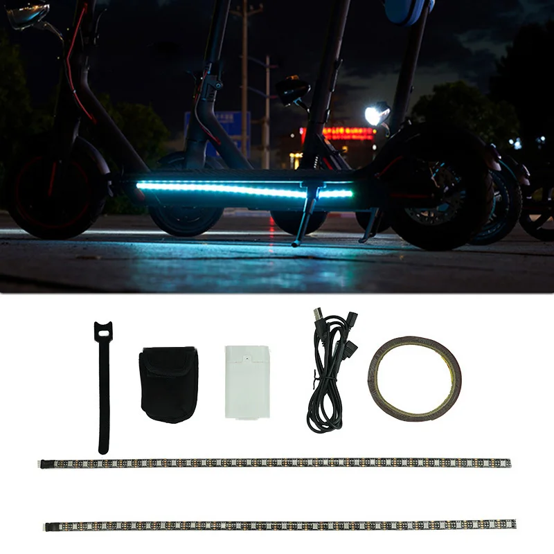 

For Xiaomi 365 Scooter Strip Color Light Strip Pro Scooter Night Bright Lights Electric Scooter Accessories Cool Assembly