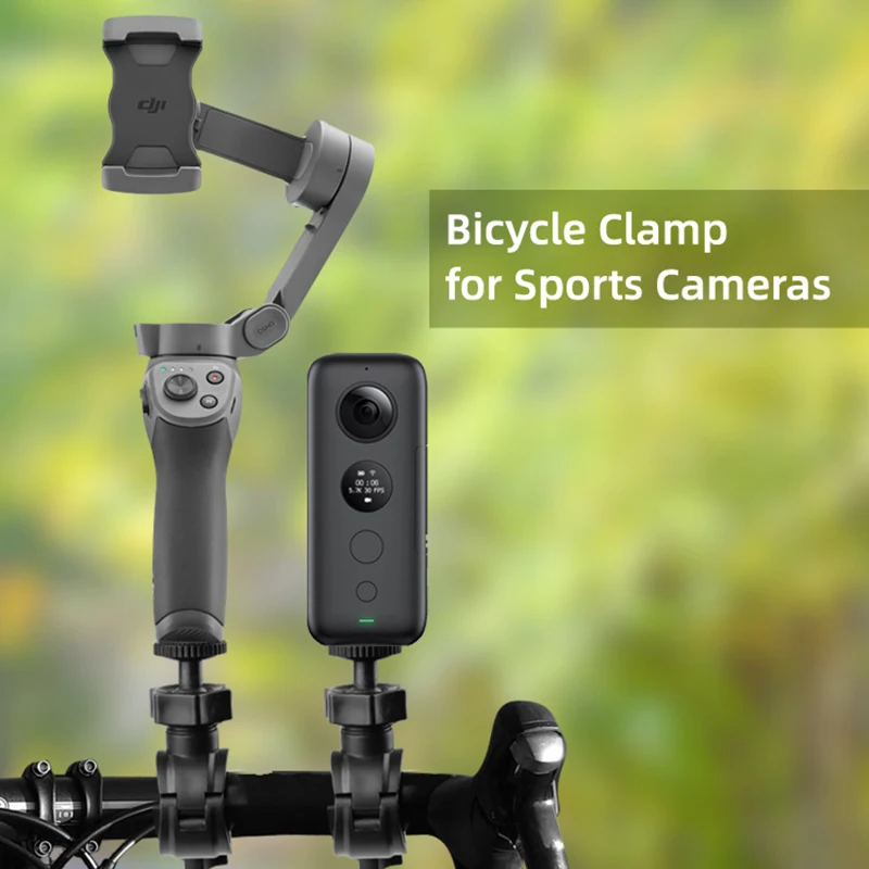 Алюминиевый Прочный держатель на руль мотоцикла для Xiaomi для Insta 360 One X видеокамеры Черные Аксессуары