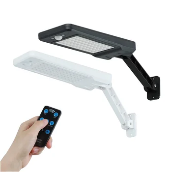 

Solar Led Light Outdoor Solar Motion Sensor Wall Light 60led Remote Control Solar Powered Street Light Outdoor Garden Waterproof