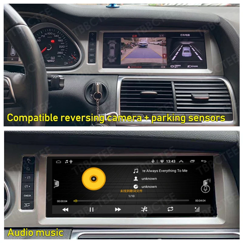 Android 9.0 8 core 4+64G For Audi Q7 4L 2005~2015 GPS Navigation Car Multimedia Player MMI 2G 3G Radio head unit dvd stereo wifi