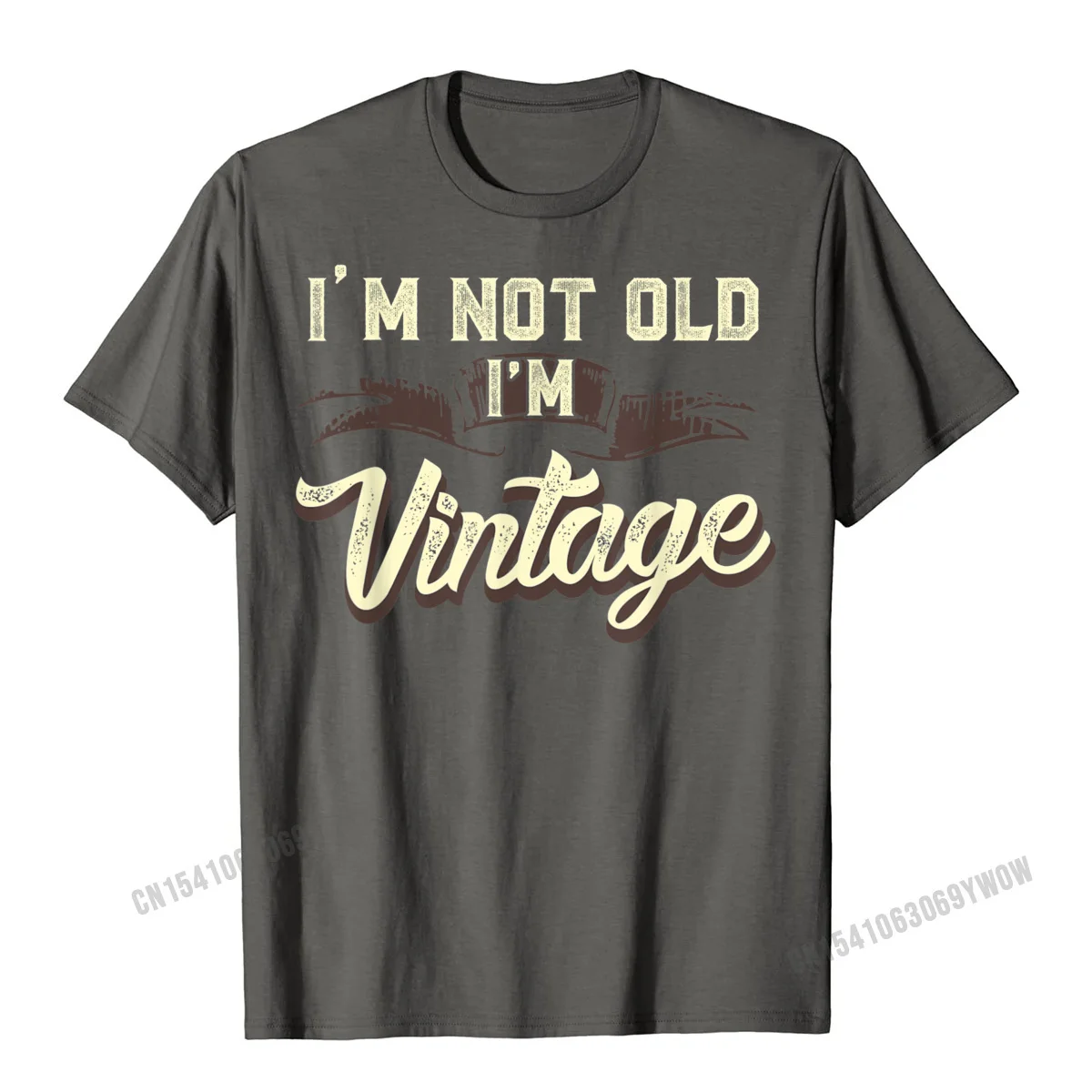 Fitted Summer Street T Shirt Crewneck 100% Cotton Mens Tops & Tees Short Sleeve Summer/Autumn Street Tee-Shirts Im Not Old Im Vintage Funny Adult Mens T-Shirt Gifts For Dad__785 carbon