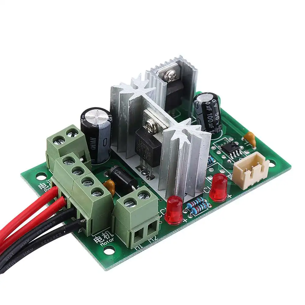 LEORY PWM регулятор двигателя пост. Тока 6V12V24V30V DC вперед и назад контроллер переключения