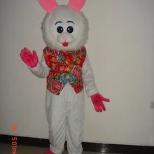 Прямая с фабрики китайский Кролик талисман костюм для взрослых на Хеллоуин День Рождения мультфильм одежда костюмы для косплея