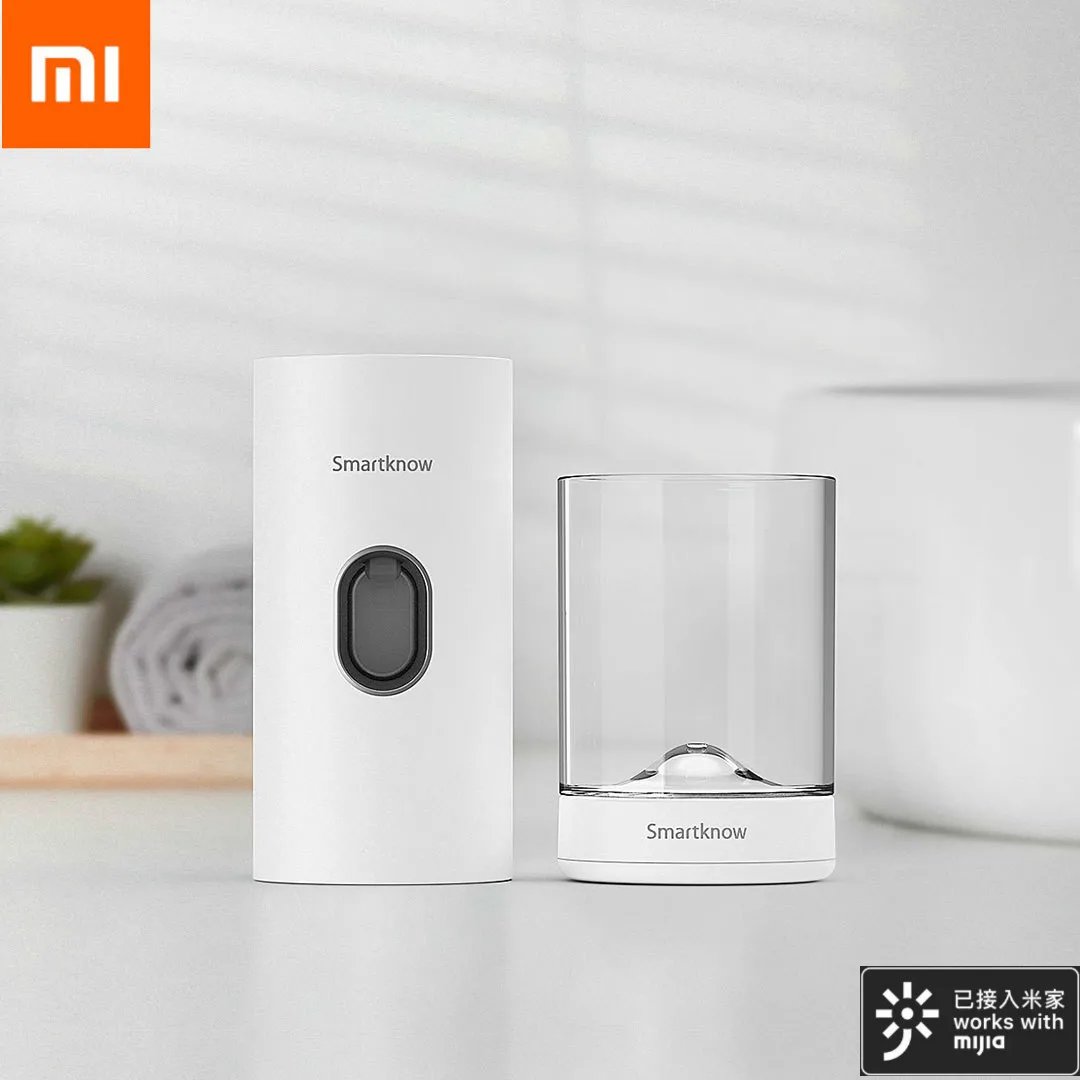 

Xiaomi Mi Smartknow Toothpaste Squeezer Holder Dispenser Automatic,XioMi Home APP Control Mijia Smart Sterilization Brushing Cup