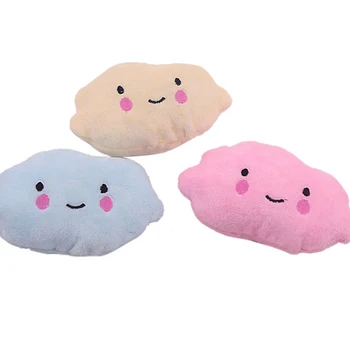 

Mini Pet Plush Toy Funny Pet Chew Toy Cartoon Star Cloud Shaped Pet Squeaky Toy Pet Sound Toy For Dogs Pet Supplies Dropshipping