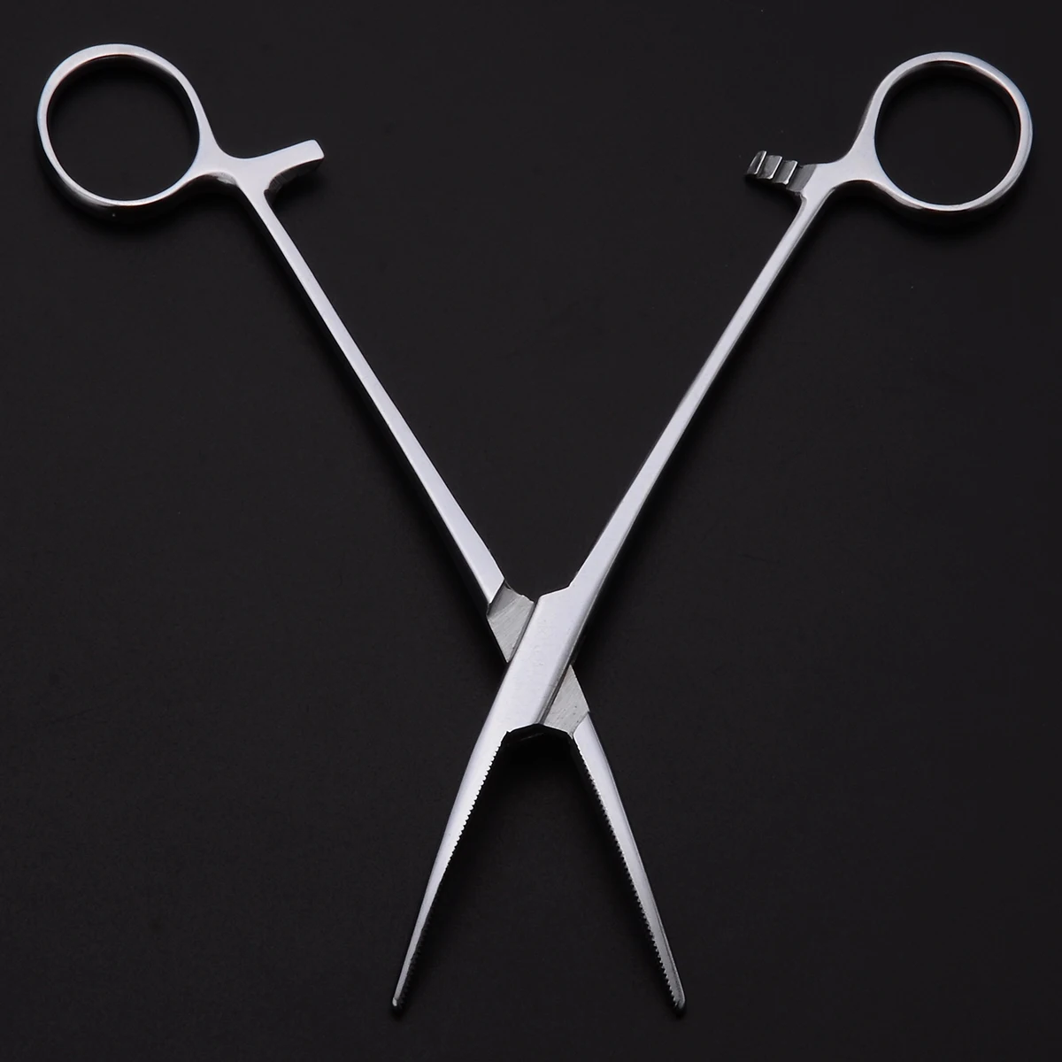 18 см изгиб Тип Изогнутые Hemostats клещи рыболовные из нержавеющей стали изогнутый