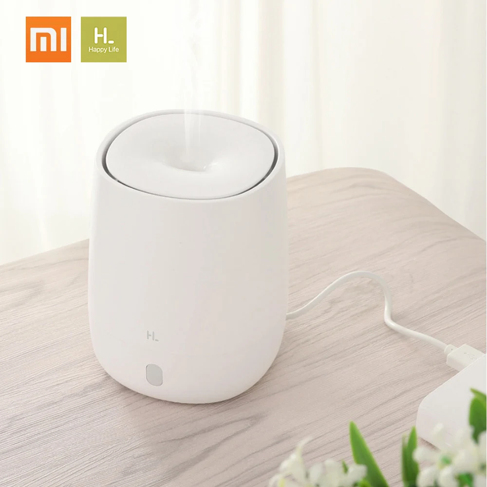 Xiaomi Youpin HL USB увлажнитель воздуха мини ароматерапия диффузор Портативный тихий ароматический увлажнитель воздуха с ночник для йоги 120 мл