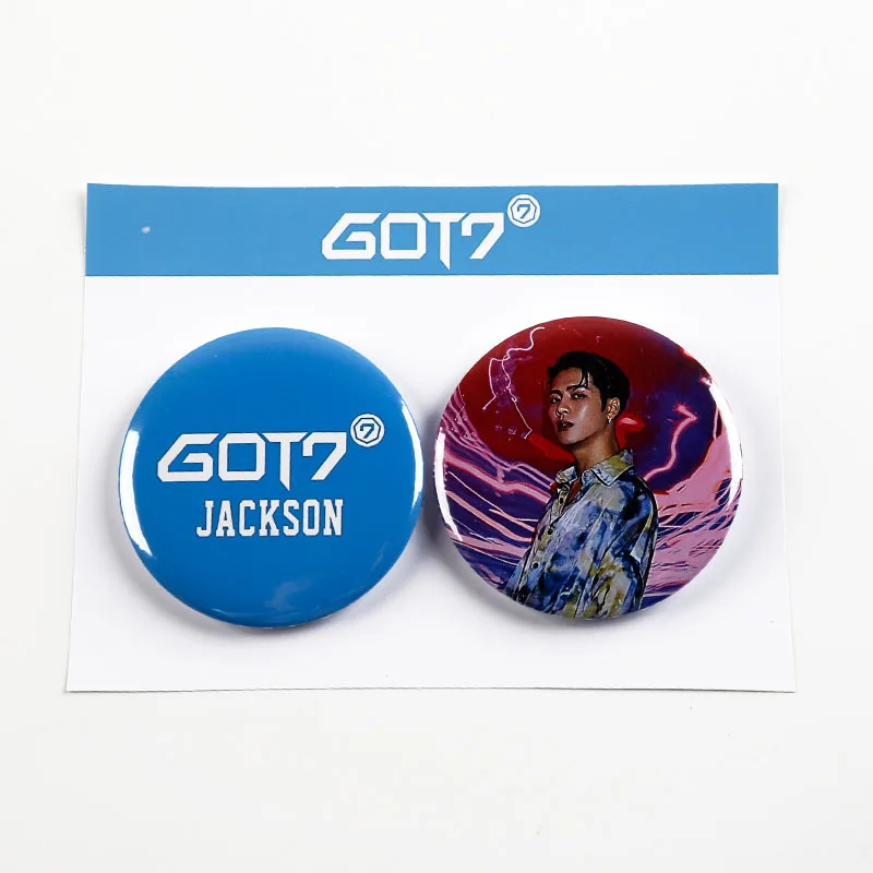 Got7 альбом Lullayb значки нагрудные булавки мешочек для брошек аксессуары BAMBAM S. COUPS JINYOUNG Mark YoungJae Jackson - Окраска металла: JACKSON