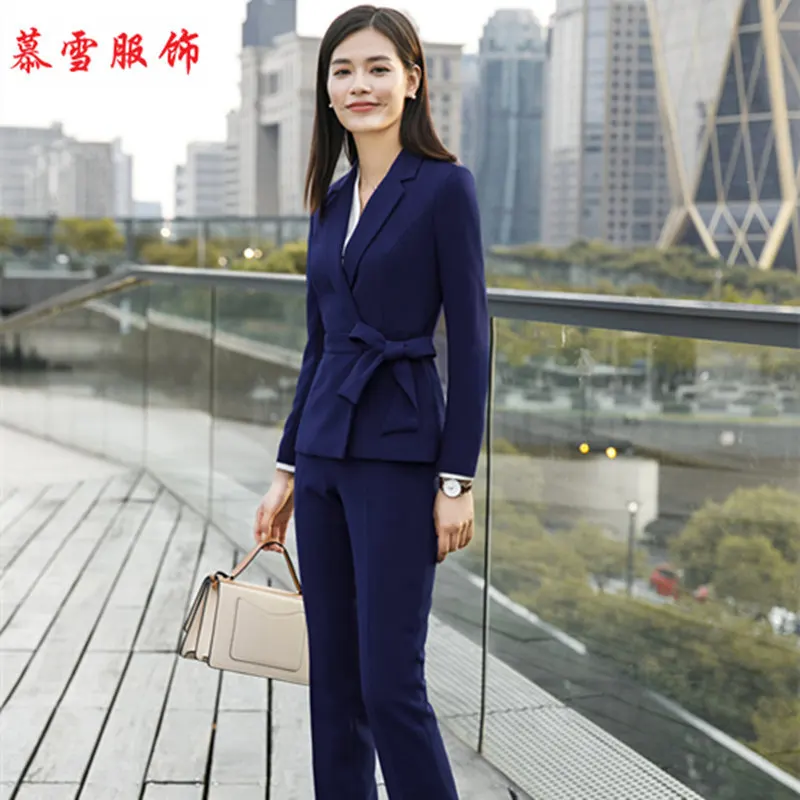 

Autumn And Winter Wear WOMEN'S Suit 2018 New Style Korean-style Fashion Elegant Slim Fit Suit Work Clothes Women's Two-Piece Set