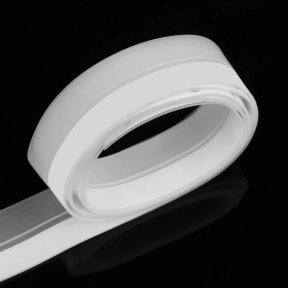 Silicone Transparent Sealing Strips Windproof Waterproof Adhesive Tapes Wall Stickers Home Bathroom Bar Door Window 1M