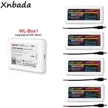 Milight Беспроводной WL Box1 контроллер работать с Alexa Google Assistant MiBoxer RGB 4