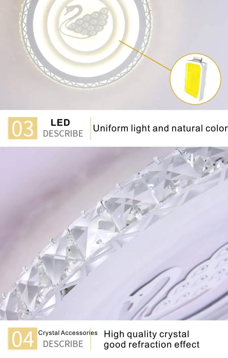 Потолок la L1321 современное железо акрил Led комната подвесной светильник потолочный светильник Домашнее освещение светильник 100V 230V