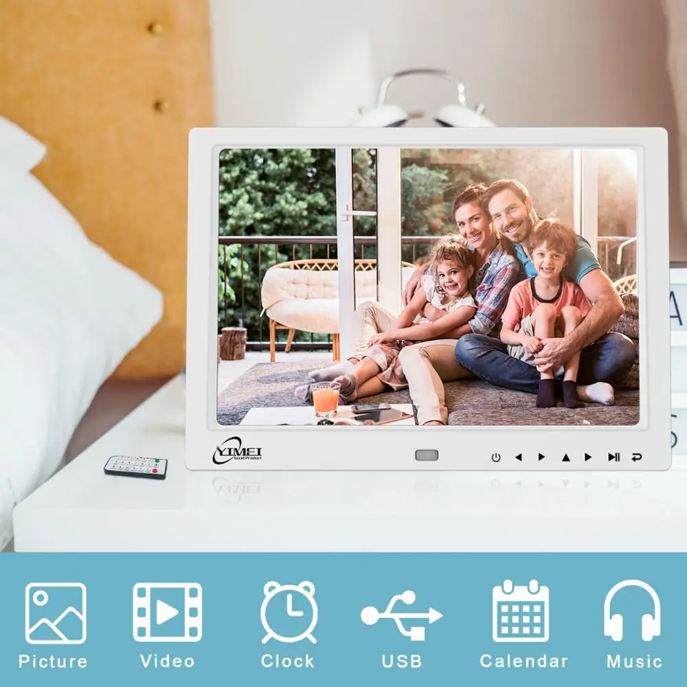 HD digital photo album 12.1 inch 1280 * 800 TFT