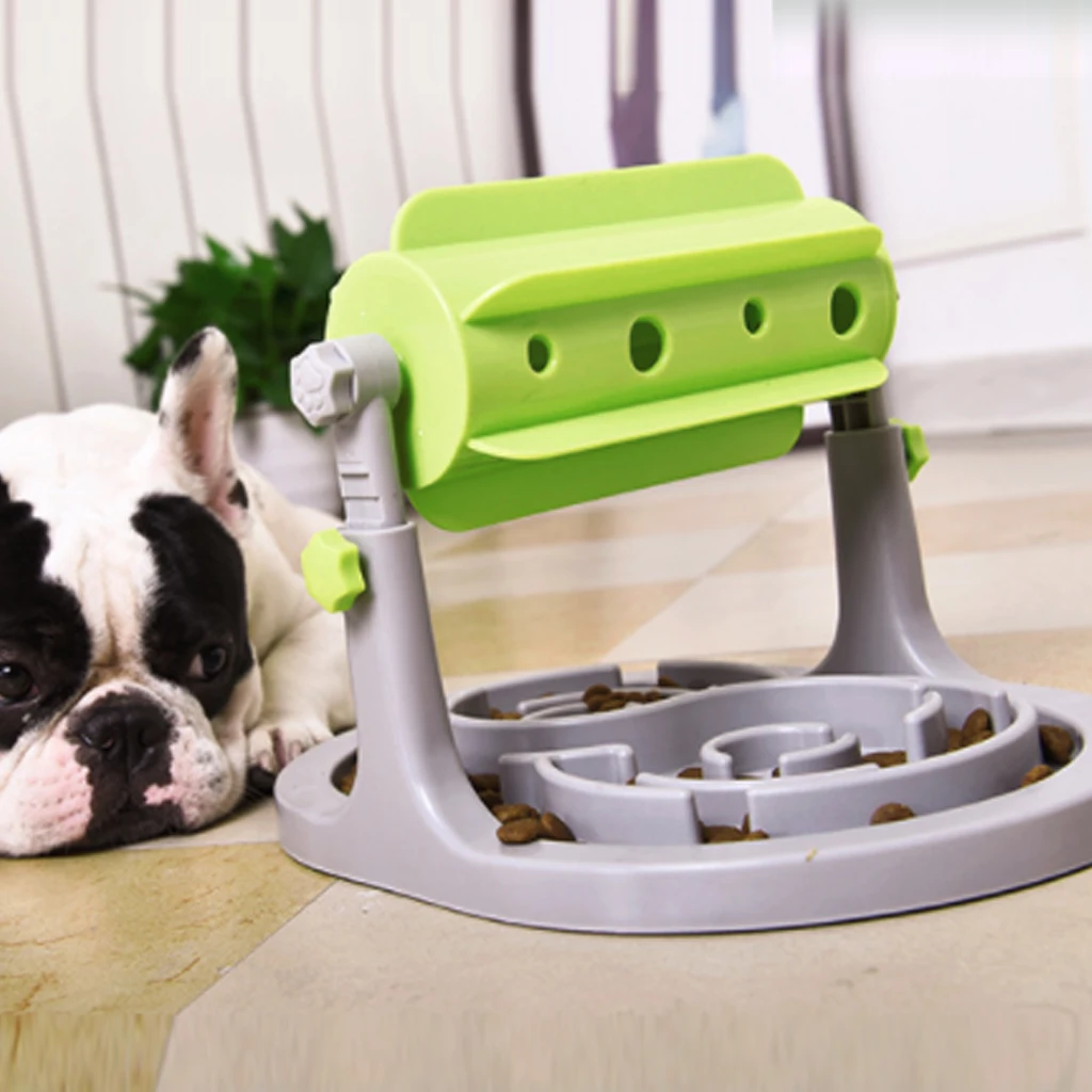Adjustable Pet Food Feeder Toy Dog Cat Pet Water Dispenser Slow Food Feeder Bowl Snack Dog 2