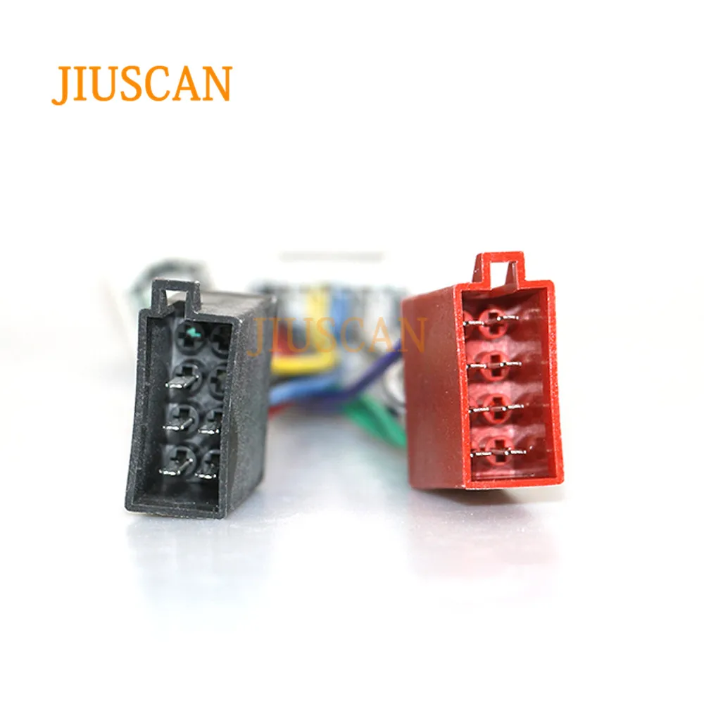 JIUSCAN 12-121 ISO Радио адаптер для SUBARU для RENAULT дорожного движения жгут проводов разъем свинцовый ткацкий станок кабель штекер Адаптер стерео