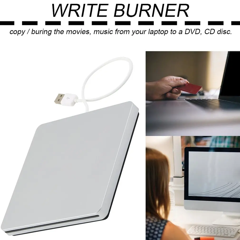 USB внешний слот в DVD CD привод горелки Superdrive для Apple MacBook Air Pro высшего качества