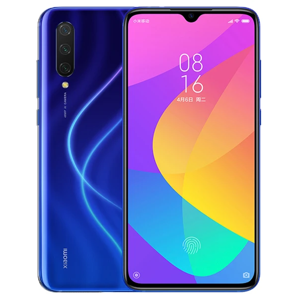 Blue Глобальная версия Xiaomi Mi 9 Lite 6 ГБ 64 Гб Смартфон Snapdragon 710 48MP Тройная камера 32 МП фронтальная камера - Цвет: Blue