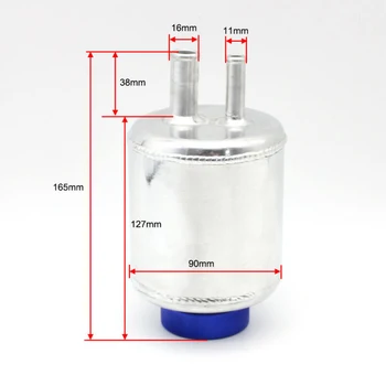 

Reservoir Oil Can Aluminum Alloy Power Steering XH-6121 Accessories Parts